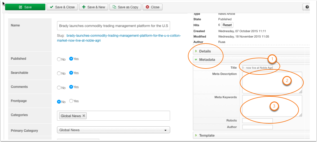 adding mets data zoo joomla